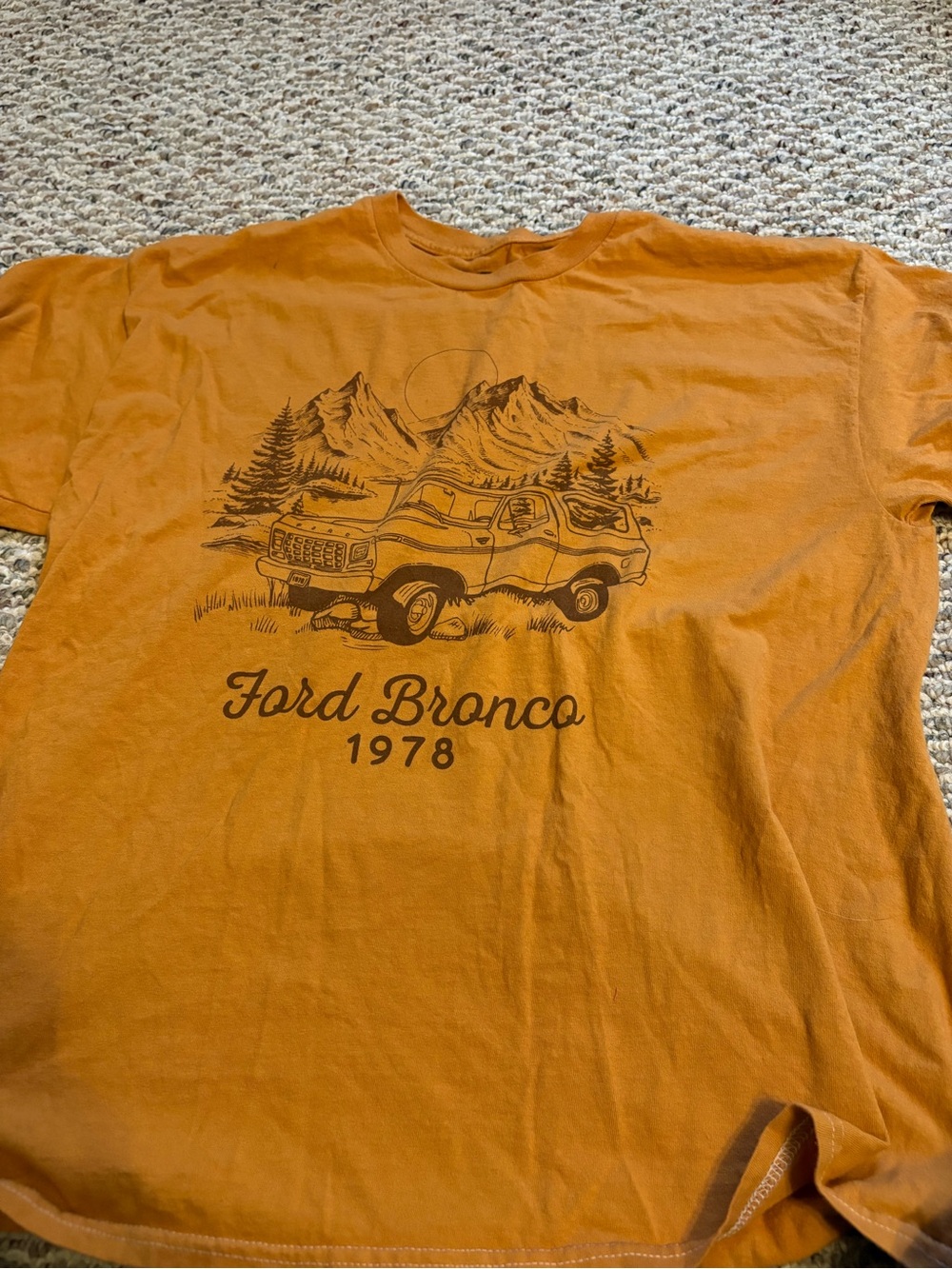 Ford Bronco 1978 Graphic Tee - Orange